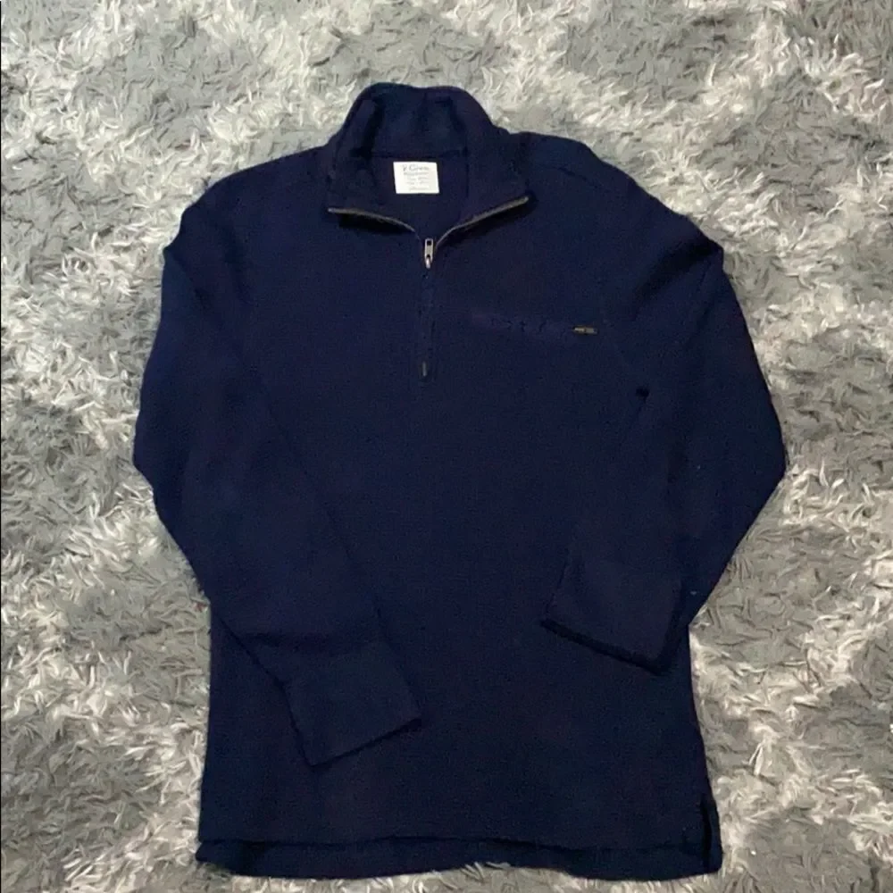 J.Crew quarter zip pullover size M Cotton EUC